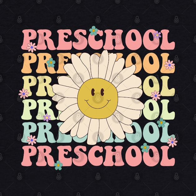 Groovy Preschool Cute Back To School First Day of Pre K by deafcrafts